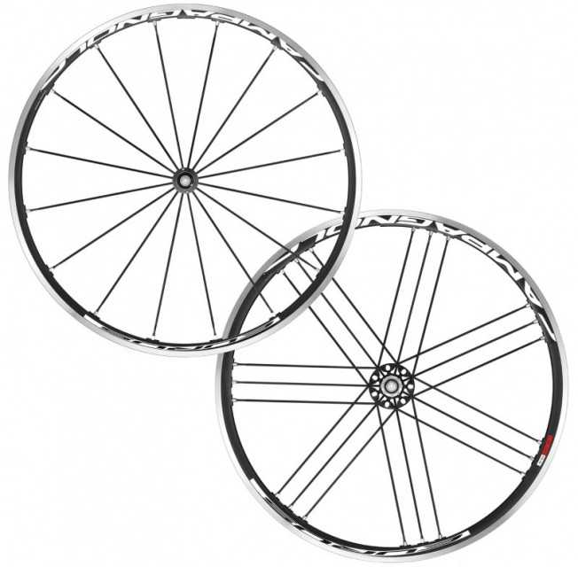 CAMPAGNOLO EURUS CLINCHER ROAD WHEELSET WITH CONTINENTAL GP4000 II TYR